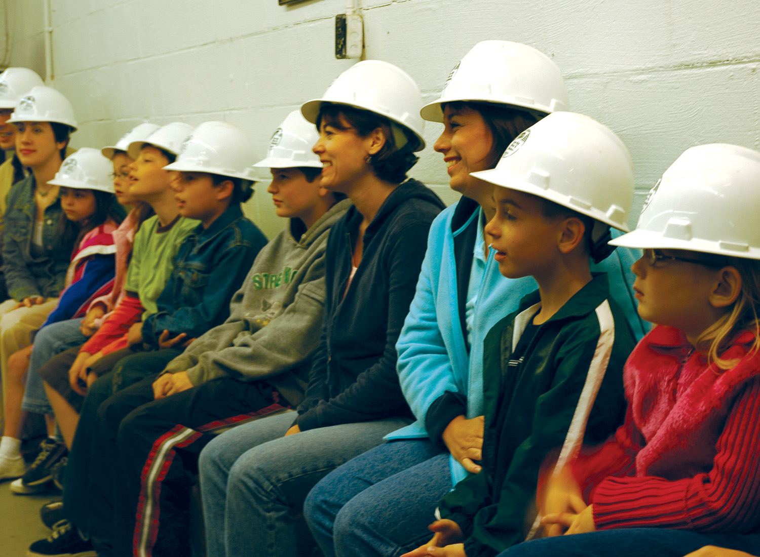 Group entering Tour-Ed Mine for a birthday party