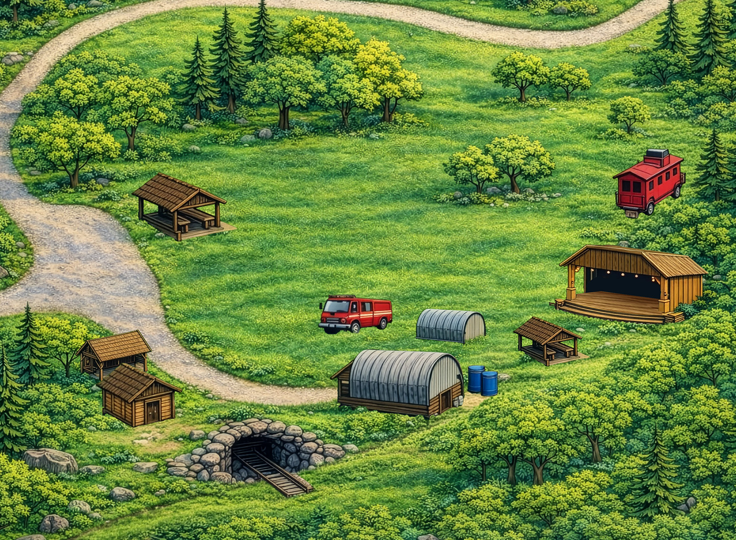 Ira Wood Park at Tour-Ed Mine — 13-acre grounds in Tarentum PA