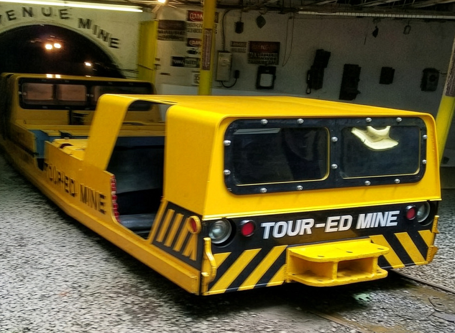 Mine rescue vehicle at Tour-Ed Mine Pittsburgh
