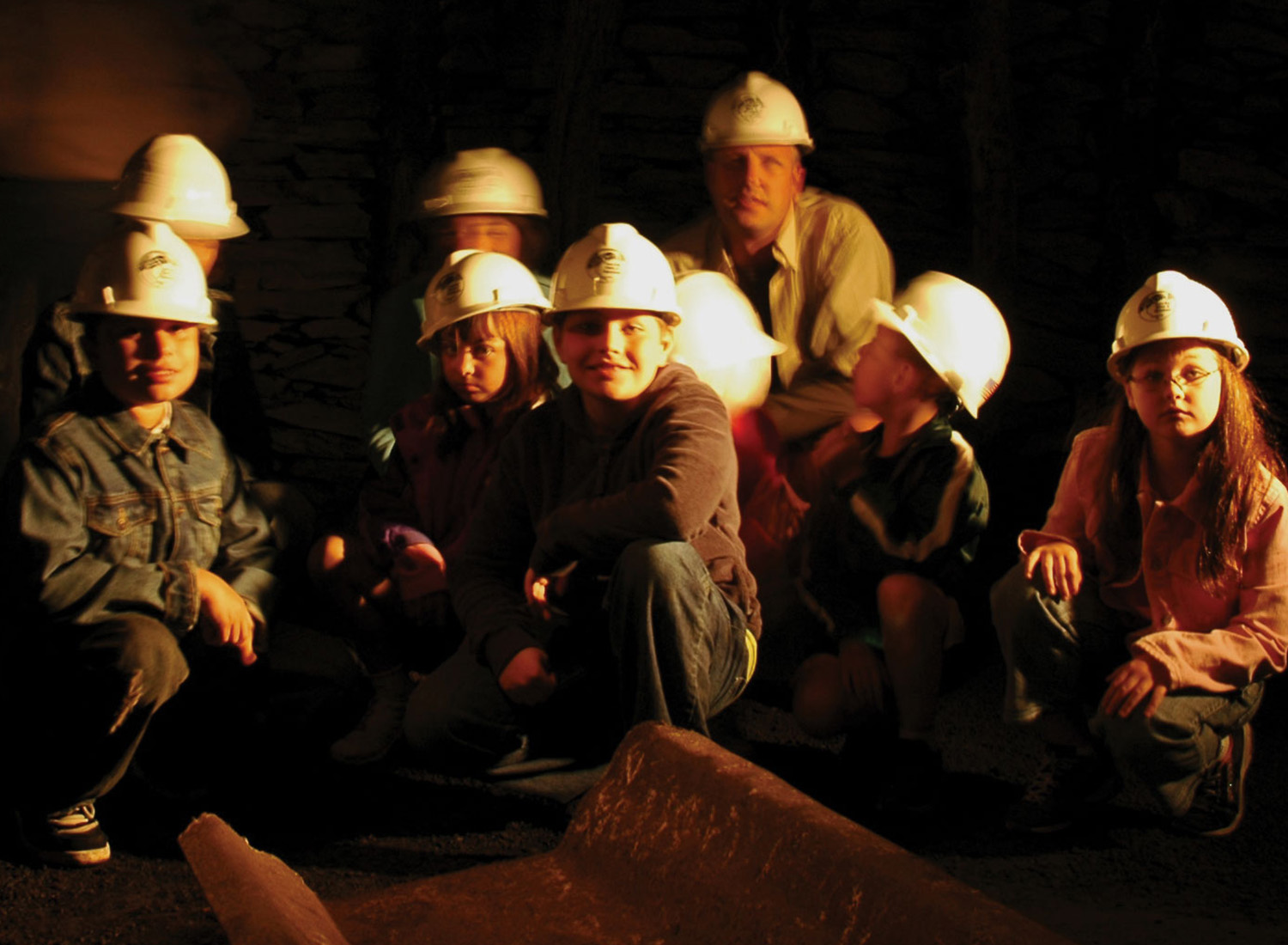 Birthday party at Tour-Ed Mine Pittsburgh